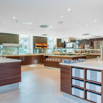 Johanniter Gästehaus - Buffet - Eingang