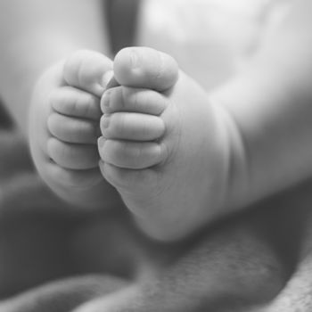 Babybild - Fußgruß