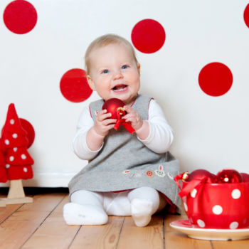 Kinderfoto - Das Weihnachtsgedeck