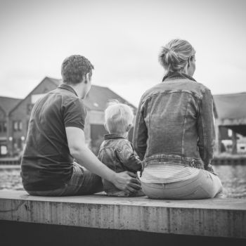 Familienfotos - Rückenansicht