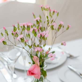 Silberhochzeit - Schloss Diersfordt - Blumendeko