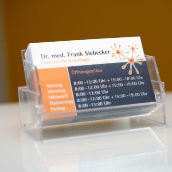 Dr Siebecker - Neurologische Praxis - Visitenkarte Dr Siebecker - NeuDr. Siebecker - Neurologische Praxis - Visitenkarterologische Praxis - Visitenkarte