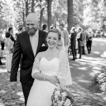 Hochzeit am Mühlenhof Münster - Brautpaar - Ankunft Hochzeit am Mühlenhof Münster - Brautpaar - Ankunft