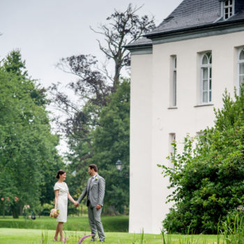 Hochzeit - Schloss Gartrop - Brautleute - Schloss