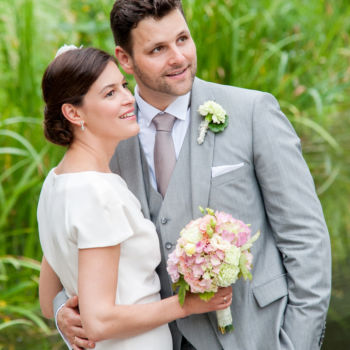 Hochzeit - Schloss Gartrop - Brautpaar - Fotoshooting zu Zweit Hochzeit - Schloss Gartrop - Brautpaar - Fotoshooting zu Zweit