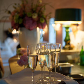 Hochzeit - Schloss Gartrop - Sekt