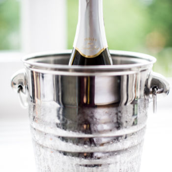 Hochzeit - Schloss Gartrop - Sektflasche