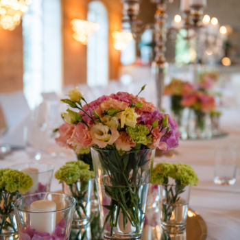 Hochzeit - Schloss Gartrop - Tischdeko