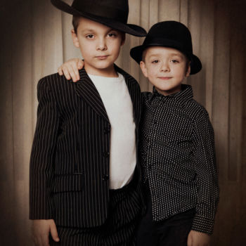 Kinderfotos - Zwei Brüder - Eine Gang