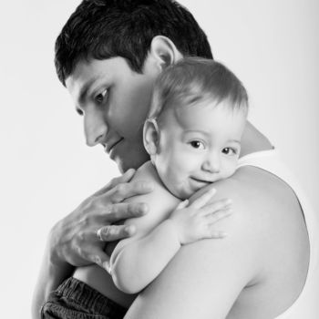 Vater und Kind - Die Umarmung